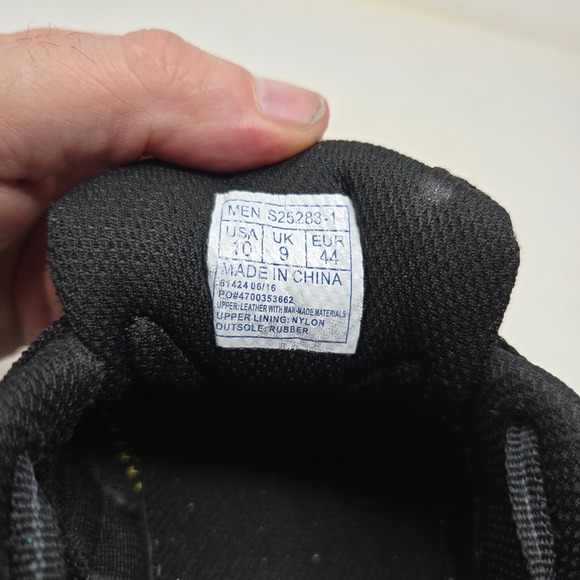 Saucony Raptor TR Mens Trail Running Shoes Black Grey Yellow S25283-1 Size 10 - Picture 3 of 12